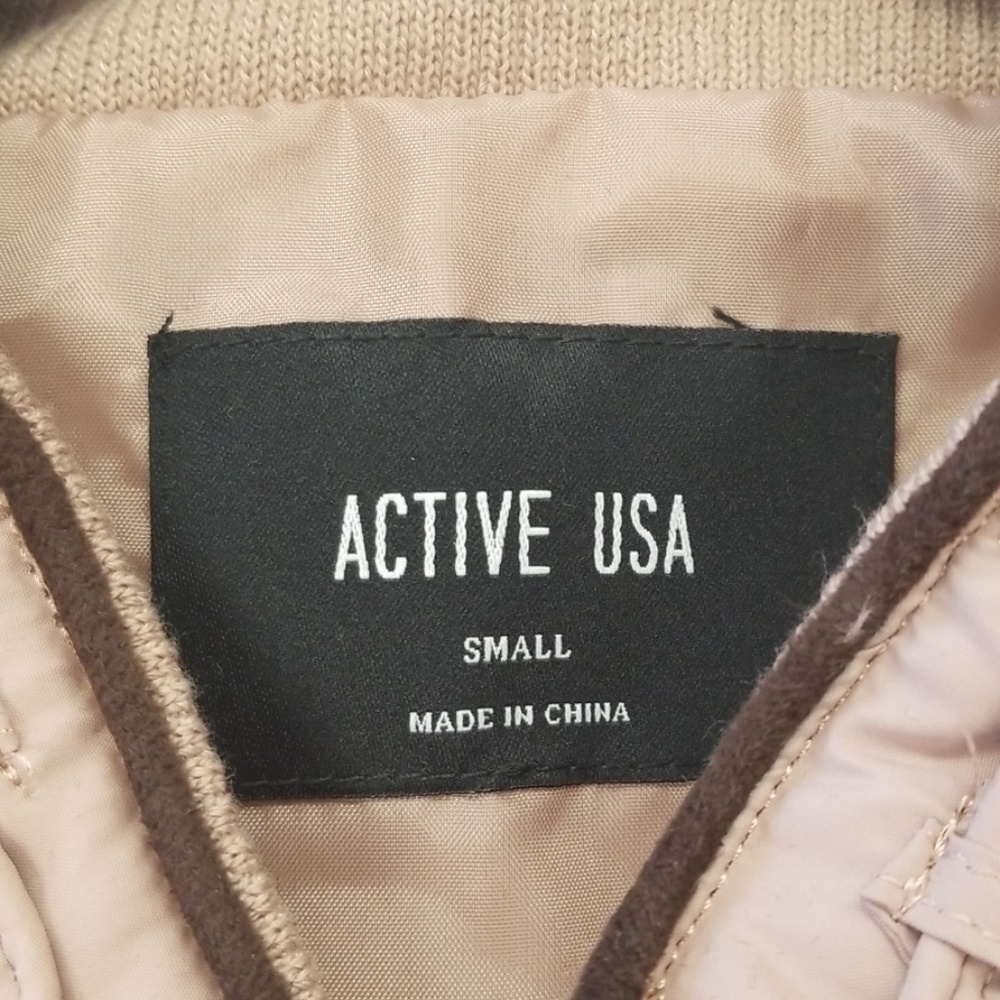 Pink (Dusty Rose) puffer vest - Picture 4 of 6